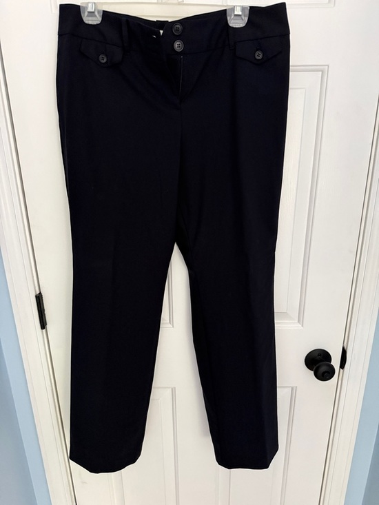 LOFT Pants - LOFT Navy Straight-Leg Dress Pants